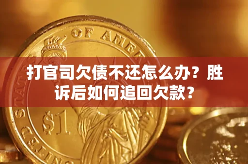 武汉打官司欠债不还怎么办？胜诉后如何追回欠款？