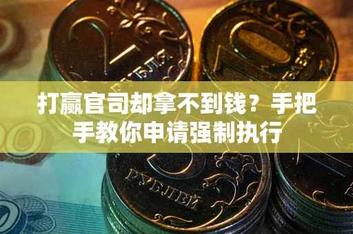 武汉打赢官司却拿不到钱？手把手教你申请强制执行