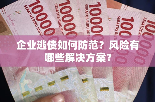 武汉企业逃债如何防范？风险有哪些解决方案？