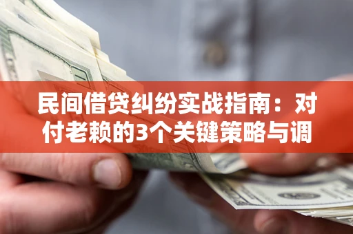 武汉民间借贷纠纷实战指南：对付老赖的3个关键策略与调解盲区解析