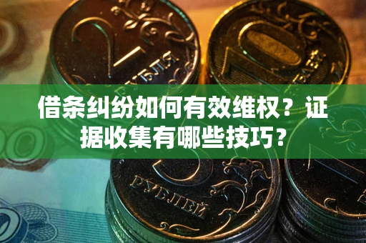 武汉借条纠纷如何有效维权？证据收集有哪些技巧？