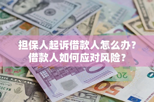 武汉担保人起诉借款人怎么办？借款人如何应对风险？
