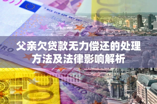 武汉父亲欠贷款无力偿还的处理方法及法律影响解析