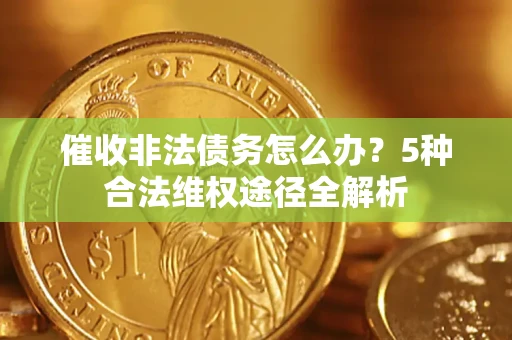武汉催收非法债务怎么办？5种合法维权途径全解析