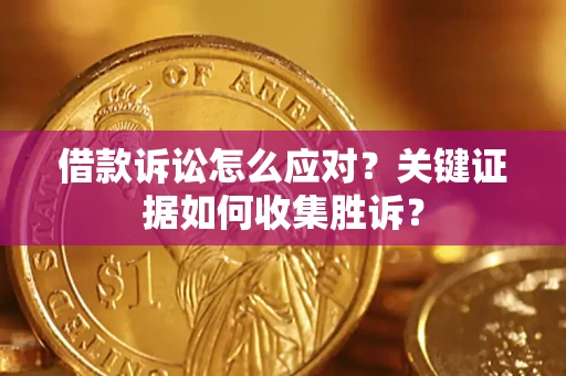 武汉借款诉讼怎么应对？关键证据如何收集胜诉？